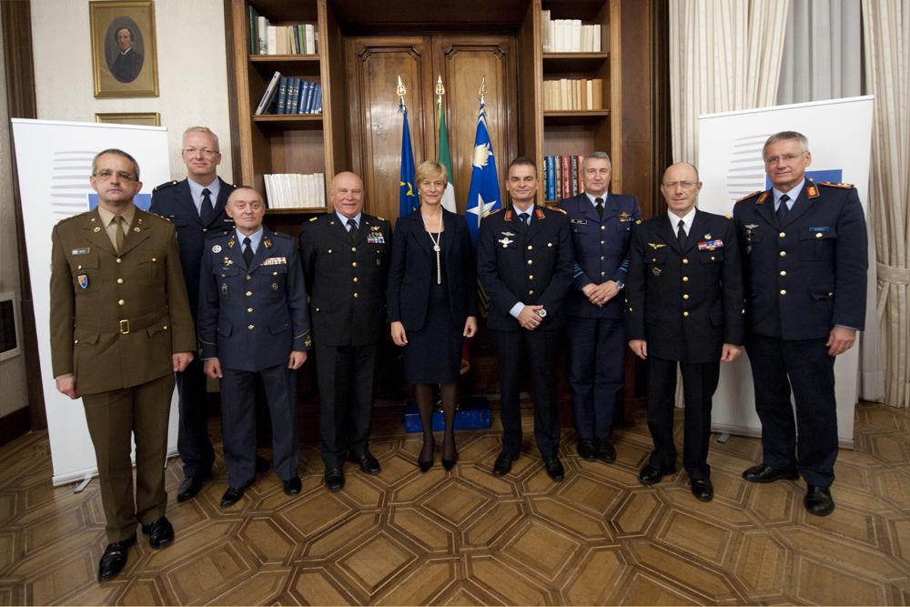 The Representatives of all seven EATC participating nations in Rome The Representatives of all seven EATC participating nations in Rome